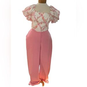 Valentine's Pink Outfit Bundle Altar'd State Top XL + Express Pants 14 NWOT